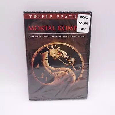 Mortal Kombat Triple Feature (DVD 2017) New Sealed • $9.95