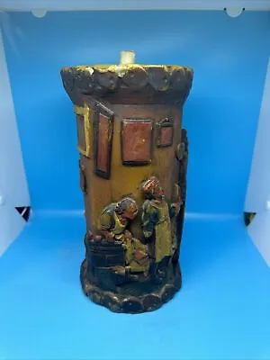 Vintage German Johann Gunter Walldurn Baden Hand Carved Candle Schwaizwald • $12