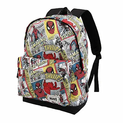 Official Marvel Spider Man Comic Strip Large Backpack Rucksack School Bag Kar • £44.95