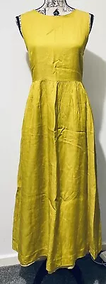 $100 • Buy Gorman Mustard Yellow Midi Dress Size 12