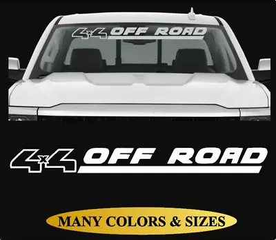 4X4 Off Road Windshield Window Decal Banner Truck Vinyl Sticker For Ford & Dodge • $14.99