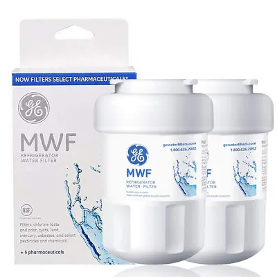 2 Packs NEW GE MWF MWFP GWF 46-9991 Smartwater Refrigerator Water Filter-brand • $16.99