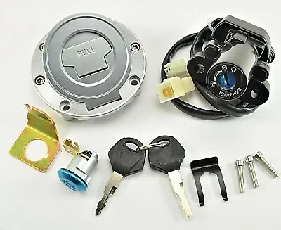 Ignition Switch Lock Fuel Gas Cap Key Set For Yamaha FZ6R FZ8 YZF R1 YZF R6 • $28.69