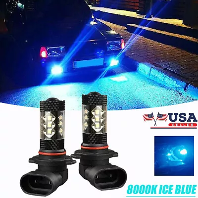 2pc 9005 HB3 ICE Blue Projector Lens SMD LED Bulbs For Daytime Running Light DRL • $12.74
