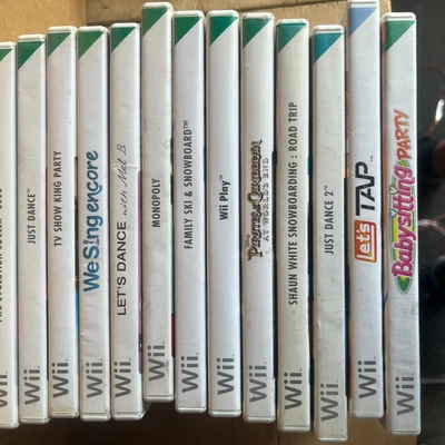 £3.99 • Buy Nintendo Wii GAMES -Pick One Or Bundle Up NEW Games Add Weekly All Games £3.99