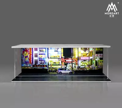 MoreArt 1:64 NIGHT LIFE CITY STREETS Lights Assembly Diorama Themed Assembly • $40