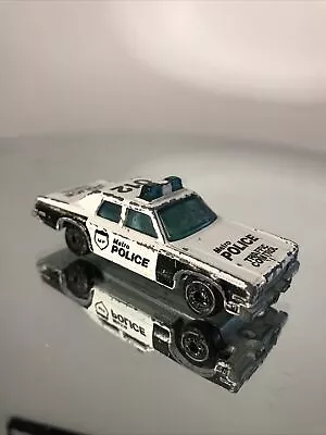 Matchbox Superfast Metro Police Plymouth Gran Fury W/ Blue Glass Made In Macau • $18.99