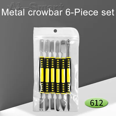 6 In 1 Metal Spudger Prying Opening Repair Tool Kits For Laptops Mobile Phone • £4.79