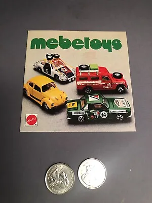 Vintage Mattel Mebetoys Mini Booklet Catalogue Diecast Toys Car Automobile Toy • $9.99