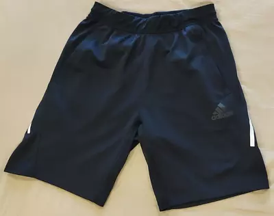 Adidas Aeroready Navy Blue Shorts Size S 8 Inch Inseam Training Running Gym • $15.95