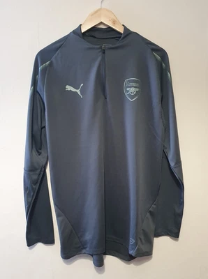 £18 • Buy Arsenal FC 18/19 Grey Puma Tracksuit Top Size M