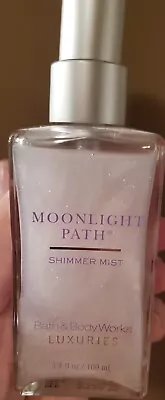 Bath & Body Works MOONLIGHT PATH Fragrance SHIMMER Mist Perfume Spray 3.4oz NeW • $49.50