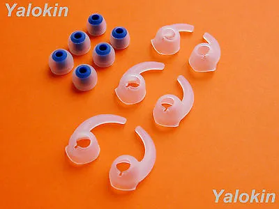 12pcs (CL-RND-STB) Round And Stabilizer Eartips Set For Jaybird X3 Headphones • $40.08