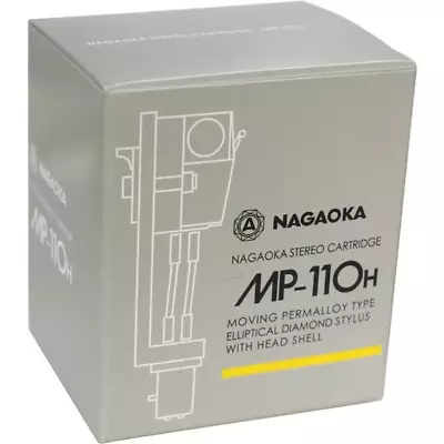 NAGAOKA MP-110H MP Type Stereo Cartridge W/head Shell For Turntable New • $139.88