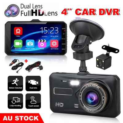 $34.25 • Buy Dash Camera Recorder Reverse Camera Front And Rear Camera 1080P Dual Dash Cam