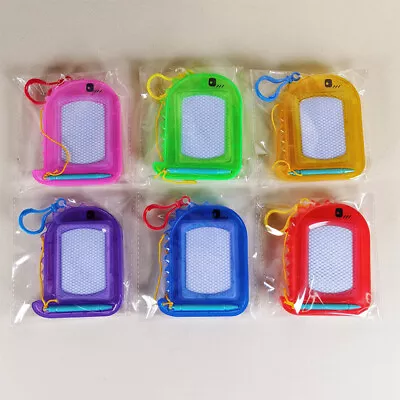 Colorful Mini Magnetic Drawing Boards-Backpack Keychain Clip For Kids Sp • £3.42