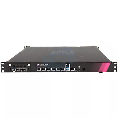 Check Point 5200 Firewall Rack 1U Appliance 5 Ports Ethernet Lan 5300Mbit/S • £706.12