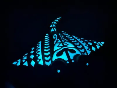 3D Printed Articulating Decorative Manta Ray Figurine/Fidget Glow In The Dark • $15.30