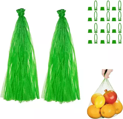 100Pcs Seafood Boiling Bags Plastic Reusable Mesh Produce Bags Crawfish Bags B • $20.45