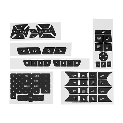 For Mercedes Benz Car A/C Door Radio Button Window Steering Repair Sticker Set • $10.99