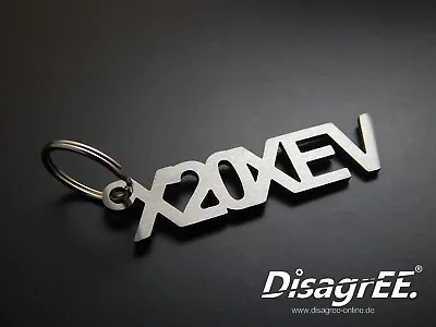  X20XEV  Keychain - Brushed Stainless Steel - For Opel Astra Zafira 16V  • $18.66