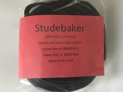 1949 To 1959 STUDEBAKER C CAB TRUCK  DOOR RUBBER • $59