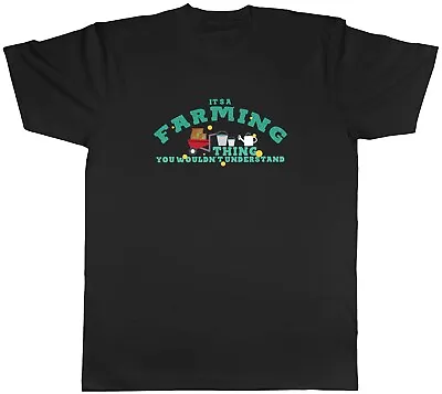 Farming Thing Mens T-Shirt Farm Plants Harvest Agriculture Greenhouse Tee Gift • £8.99