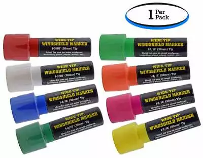 30mm Wide Tip Windshield Markers - Works On Most Surfaces - Glass Markers • $20.99