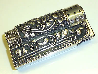 Imco   Triplex   Super 6700 Pocket Lighter With 800 Silver Case - 1956 - Austria • $371.56