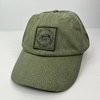 Stussy Baseball Cap Low Pro Patch Logo Brand New Without Tags Green FREE POST • $34.99