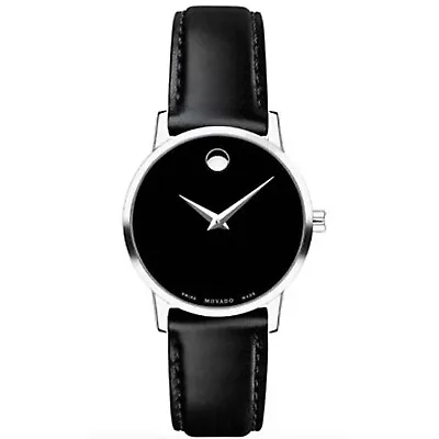 Movado Men's Museum Black Dial Watch - 607317 • $261.96