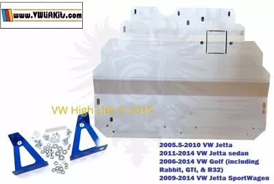 $435 • Buy The Ultimate Rally Style Skid Plate For VW GOLF SPORTWAGEN JETTA WAGON MK5 MK6