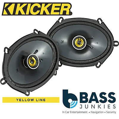 £79.95 • Buy Kicker 46CSC684 - 6x8  450 Watts A Pair Coaxial 2-Way Oval Car Door Speakers