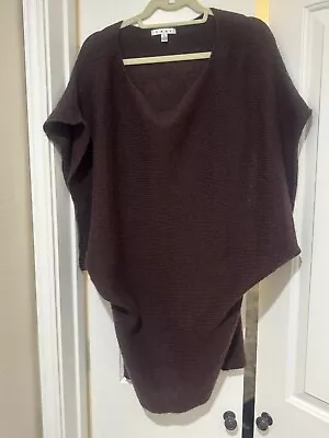 Cabi Short Sleeve Sweater In Burgandy Size Large • $27