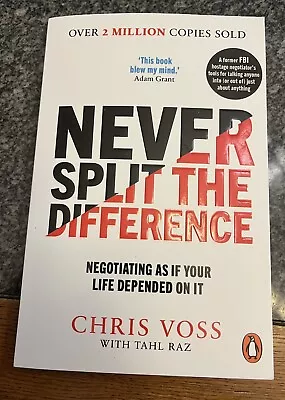 Never Split The Difference(Paperback)-ByChris Voss(Author)English Free Shipping. • $7.59