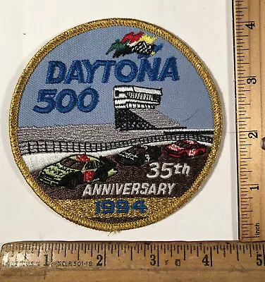 Vintage 1994 Daytona 500 35th Anniversary Patch NASCAR Dale Earnhardt Labonte • $4.25