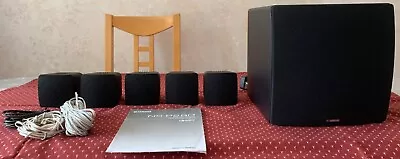 Yamaha NS-P280 5.1 Channel Surround Sound Home Theatre 5 Speakers & Subwoofer • £90