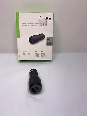 Belkin BoostUp Charge 20W USB-C Power Delivery + 12W USB-A Dual Port 32W #194 • $24.99