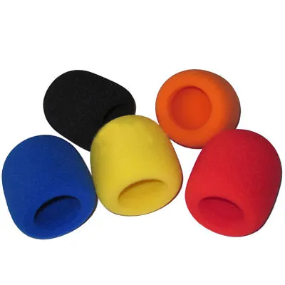 5 PCS Colorful Microphone Windsock Foam Windscreen For Shure Wireless Microphone • $6.99