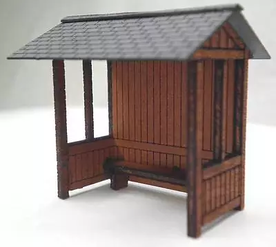 £7.45 • Buy Ancorton Models Wooden Bus Stop - Laser Cut Wood Kit OO Gauge OOBUS2