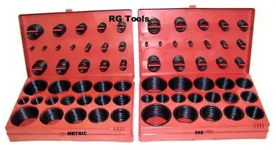 826 Pc O Ring Seal Gasket Metric & SAE O-Ring Washer Seals Gasket Assortment Kit • $29.89