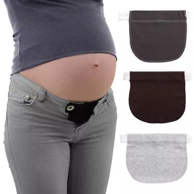 Maternity Pregnancy Belt Adjustable Elastic Waist Extender Clothing Pan ZT • £2.99