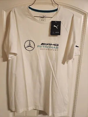 Puma X Mercedes AMG Petronas Graphic T-shirt (577409 05) NWT! Sz:M • $24.99
