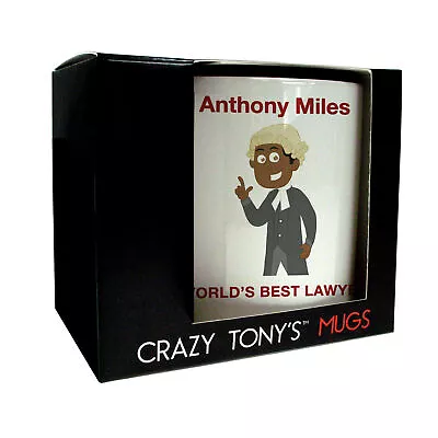 Male Lawyer Present Personalised Lawyers Mug Crazy Tony's Gifts For Lawyers  • £11.94