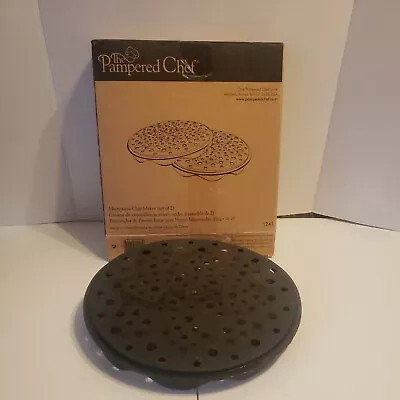 Pampered Chef Microwave Chip Maker Set Of Two #1241   Box • $7.20