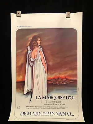 The Marquise Of O 1977 Belgian Movie Poster Eric Rohmer Edith Clever • $4.99