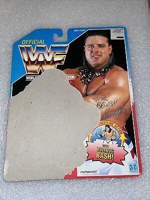 £8.99 • Buy WWE British Bulldog HASBRO WRESTLING FIGURE BACKING CARD WWF ENGLISH
