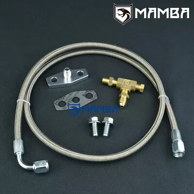 MAMBA Universal Turbo Oil Feed Line Kit For Holset HX35 HX40 HX50 HX55 104cm UK • $71.62