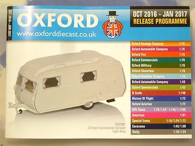 £1.75 • Buy Oxford Diecast 48 Page Pocket Catalogue October 2016 To January 2017 Programme
