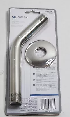 Glacier Bay 8 In Shower Arm And Flange Chrome 638 881 • $9.99